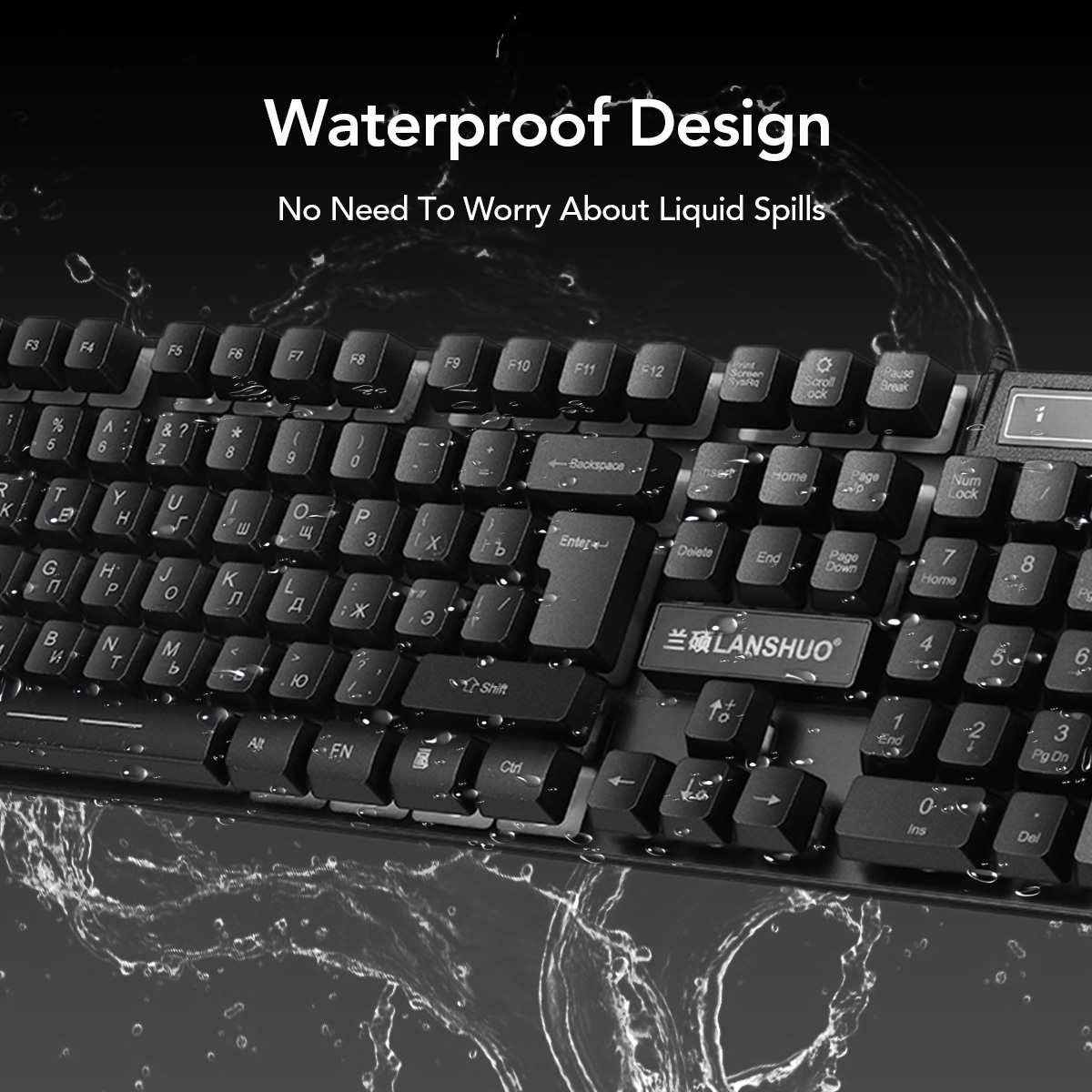 Gaming keyboard and mouse set