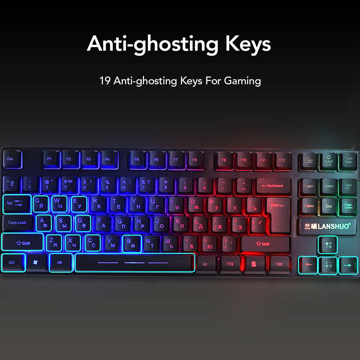 Gaming keyboard and mouse set